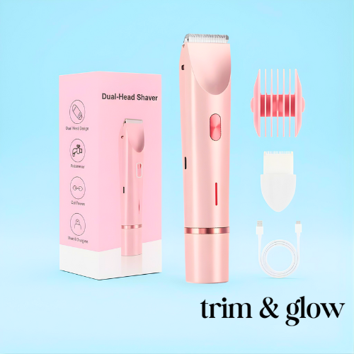 2025 Waterproof Rechargeable Electric Shaver Mini Women Bikini Trimmer Body Hair Remover Mini Double Headed Electric Epilator